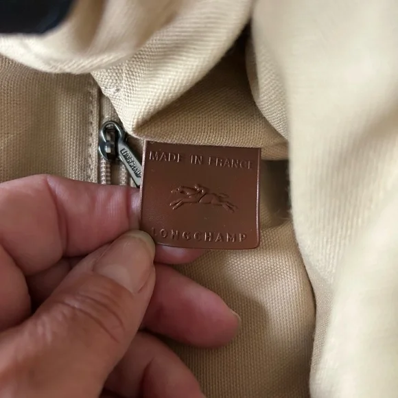 Longchamp 3D Cognac Brown Leather Backpack - Picture 8 of 10